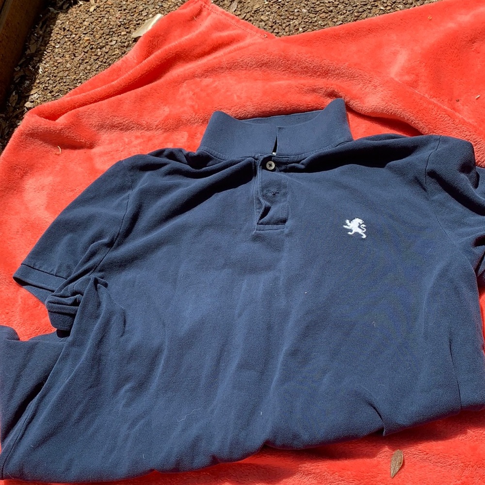 Navy blue express polo